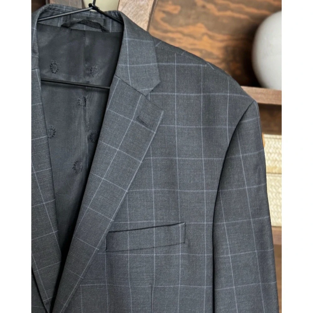 LRL Lauren Ralph Lauren 46L Men's Blazer 100% Wool 2-Button Sport Coat Jacket